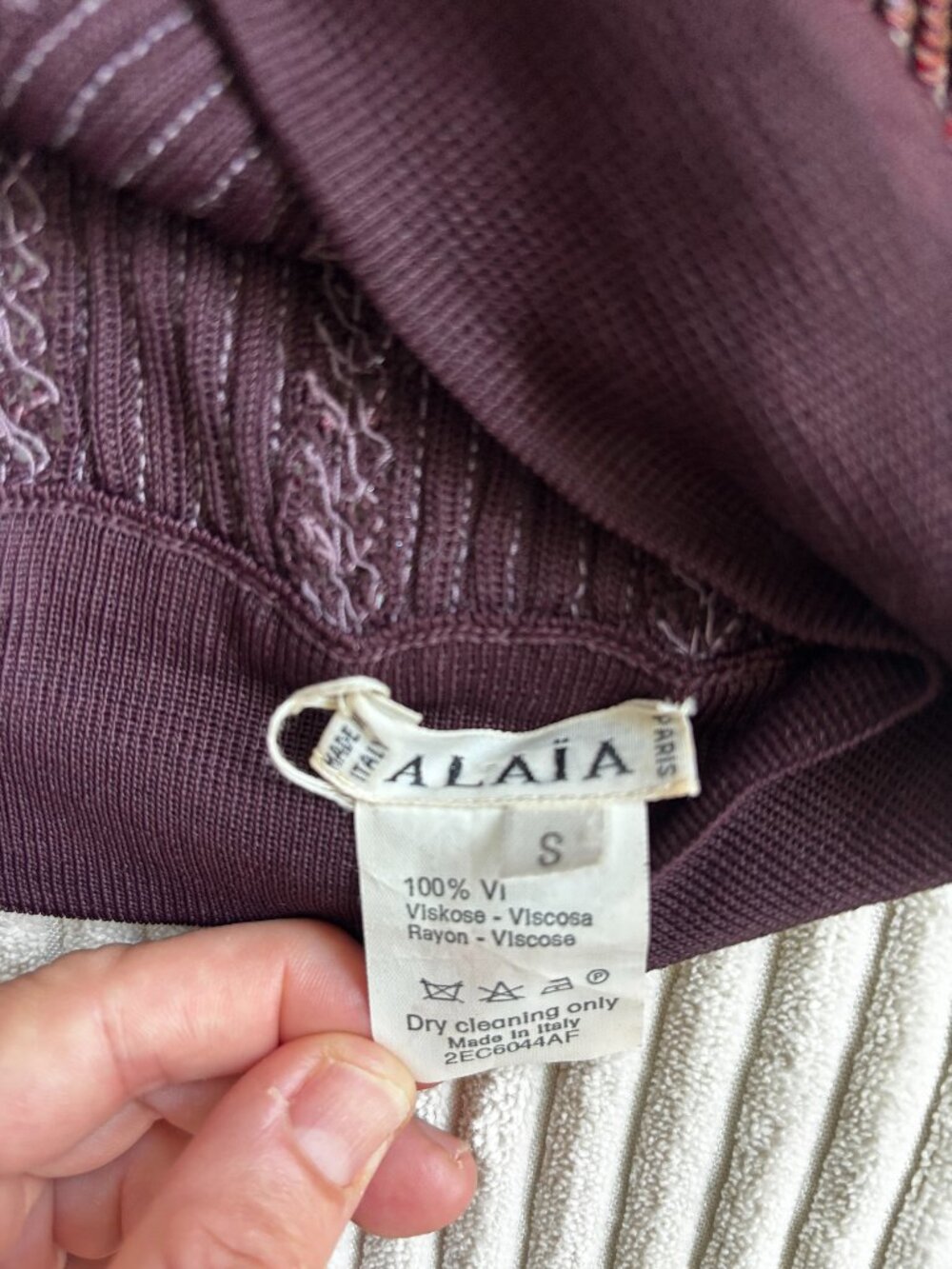 Alaïa Knit Sequin Sleeveless Top - Picture 3 of 3